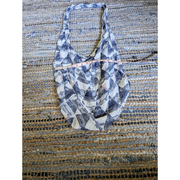 Free People Hippie Tote Bag Oversized Purse Carryall Lightweight Unlined Boho Lo - Picture 4 of 4